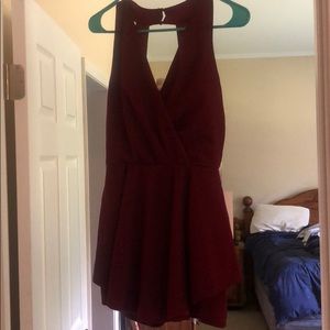 Maroon Romper Brand New!